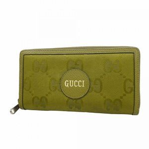 Gucci Off the Grid Long Wallet 625576 Nylon Green Men's